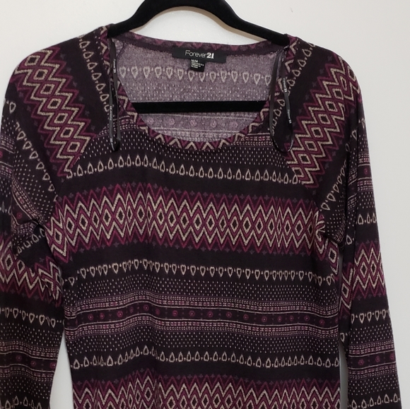 Purple vintage trible print - Picture 1 of 3